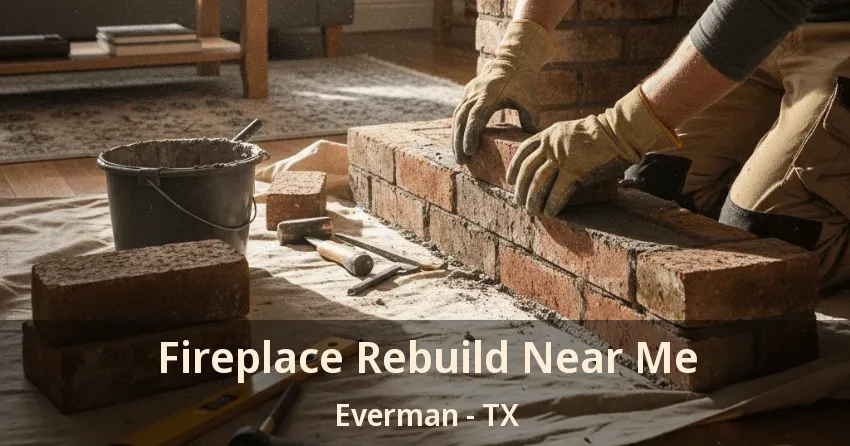 Fireplace Rebuild Near Me Everman - TX
